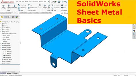 SolidWorks sheet metal features